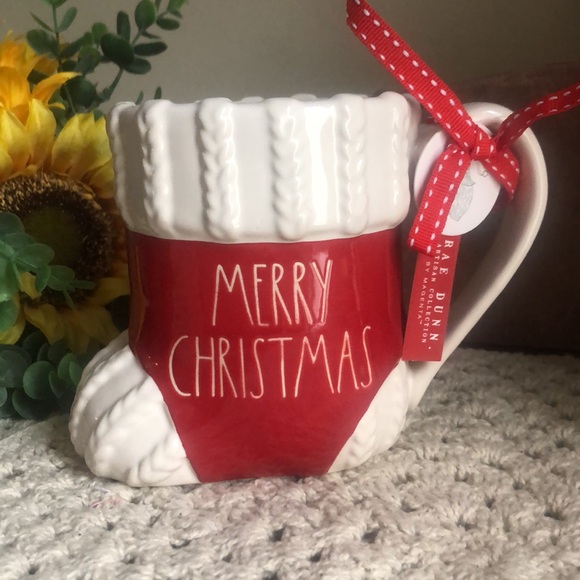 Rae Dunn MERRY CHRISTMAS Stocking Mug - Picture 6 of 11
